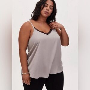 BNWT Torrid Satin Lace Cami